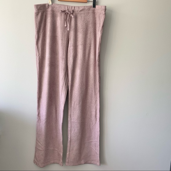 NWT Natori Terry Lounge Pant in Grey Violet - Picture 3 of 5